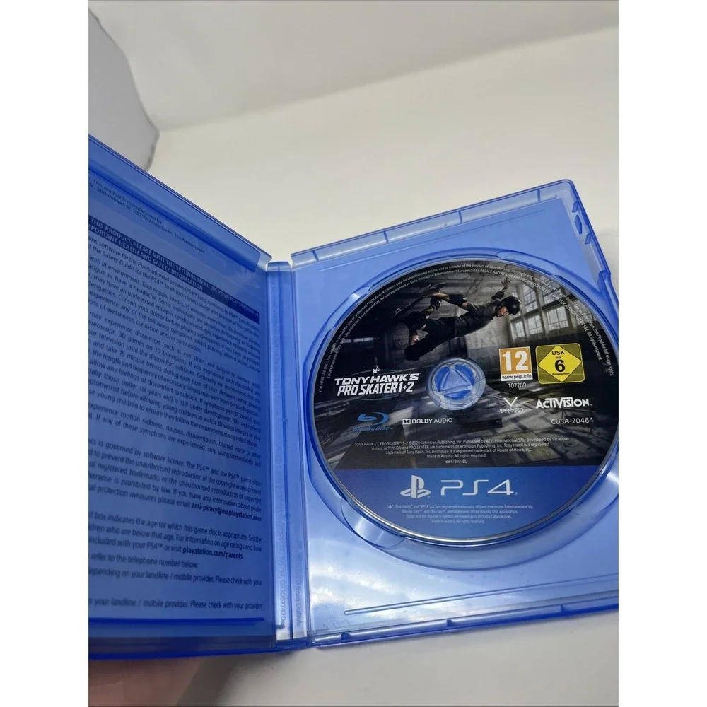 Tony Hawk's Pro Skater 1 + 2 Standard‎ Editon (Sony PlayStation 4 2020) Region 2